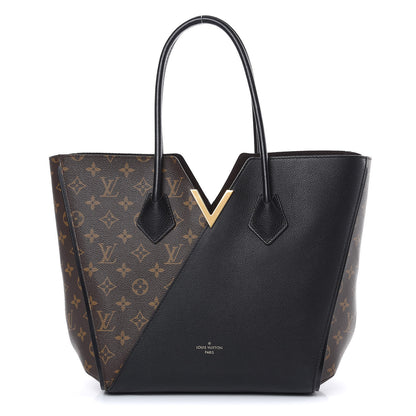 Louis Vuitton Calfskin Monogram Kimono Tote Black 1 of 12