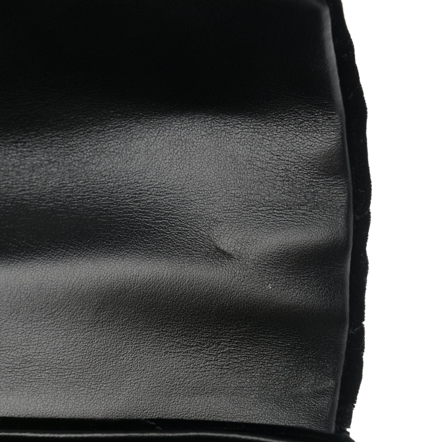 Velvet Y Quilted Monogram Toy Loulou Chain Satchel French Black