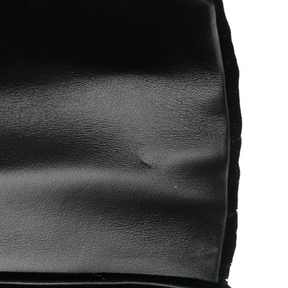 Saint Laurent Velvet Y Quilted Monogram Toy Loulou Chain Satchel French Black 10 of 11