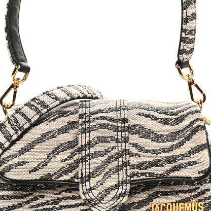 Jacquemus Zebra Jacquard Le Petit Bambimou Black White 7 of 9