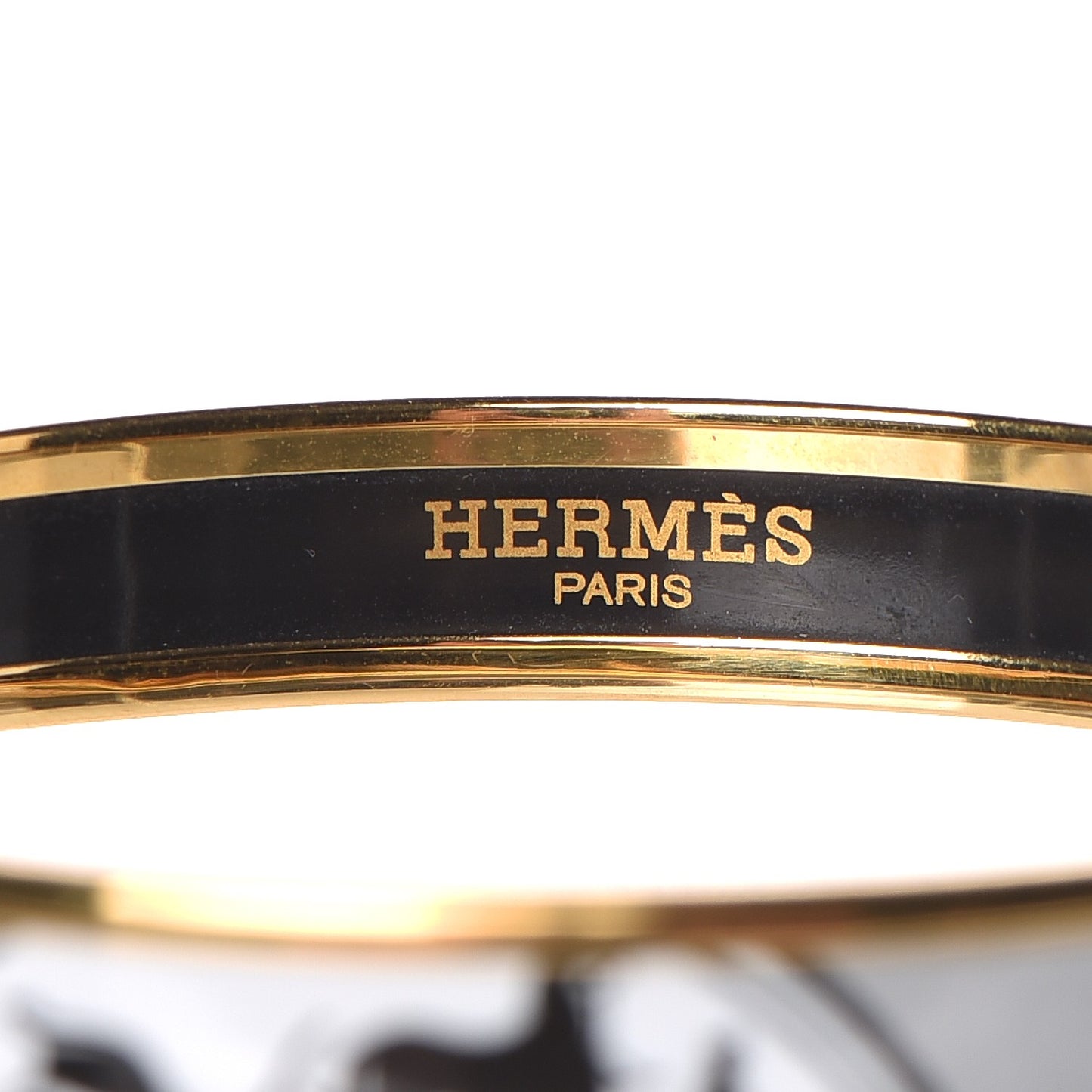 Enamel Printed Narrow Ex Libris Bracelet 65