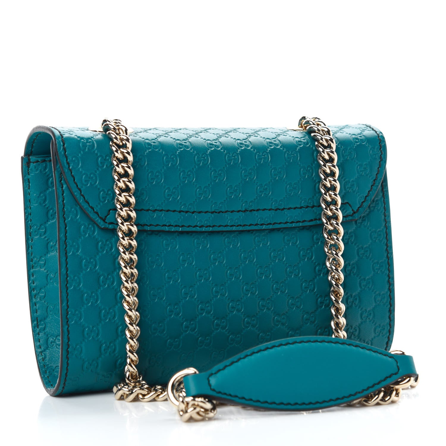 Gucci Microguccissima Mini Emily Shoulder Bag Deep Cobalt 3 of 10