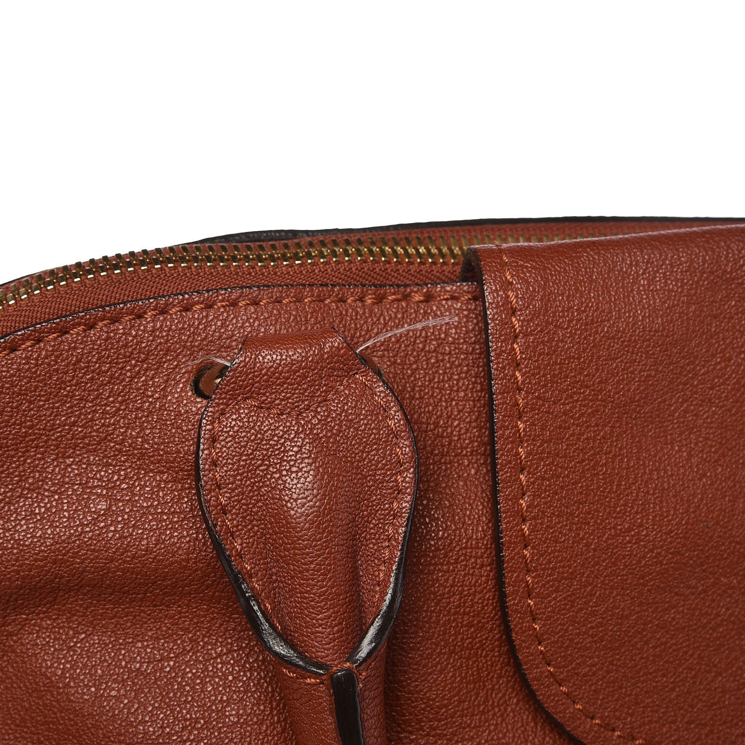 Chloe Buffalo Large Elsie Bowling Bag Whiskey 11 of 12