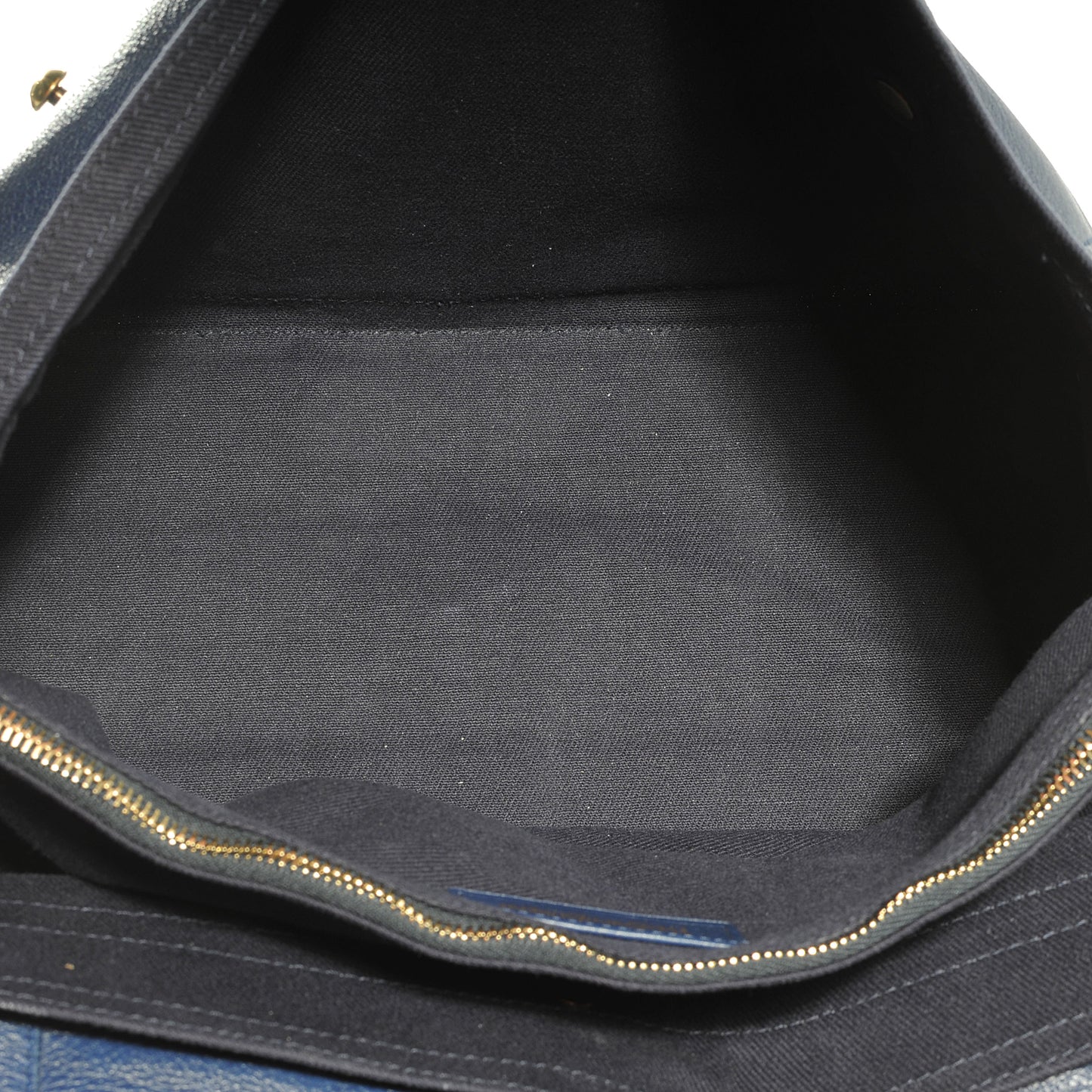 Leather Large Muse Two Dark Blue