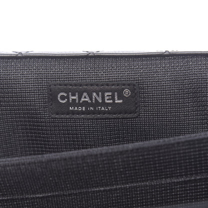 Chanel Calfskin Quilted XXL Travel Flap Bag Black 6 of 10