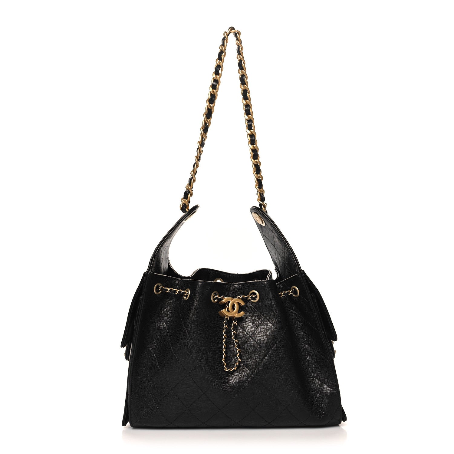 Chanel Caviar Quilted Small Chanel 25 Handbag Black 1 of 11
