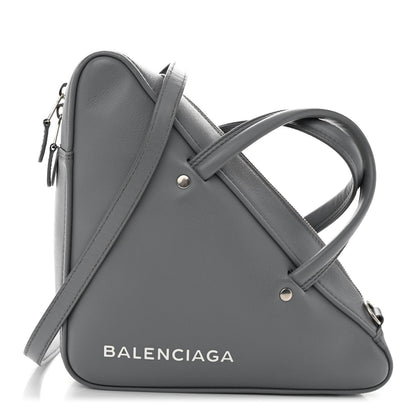 Balenciaga Calfskin S Triangle Duffle Grey 1 of 10