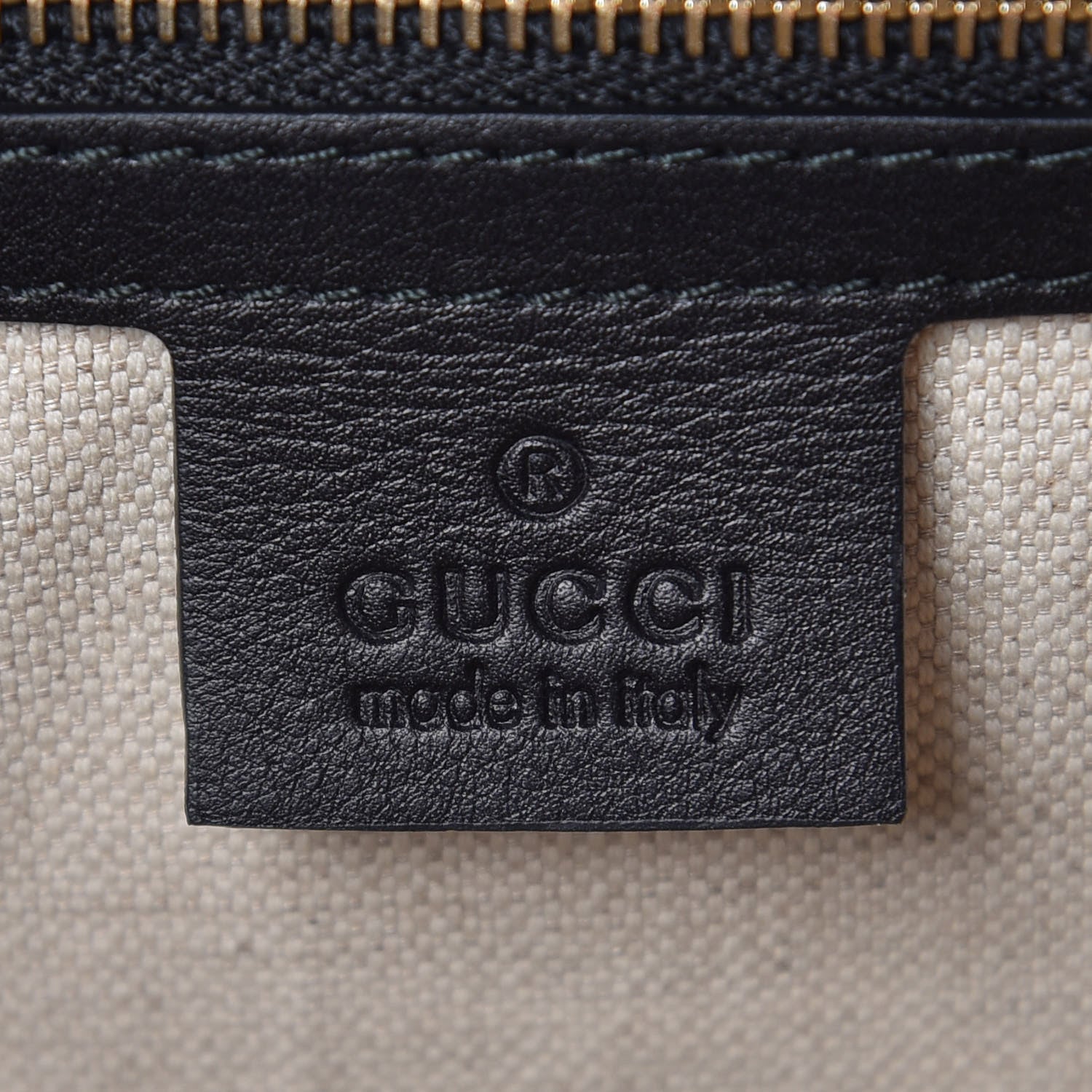 Gucci Guccissima Large Emily Chain Shoulder Bag Black 8 of 9
