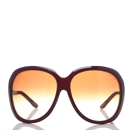Tom Ford Sabine Sunglasses TF65 Burgundy 2 of 7