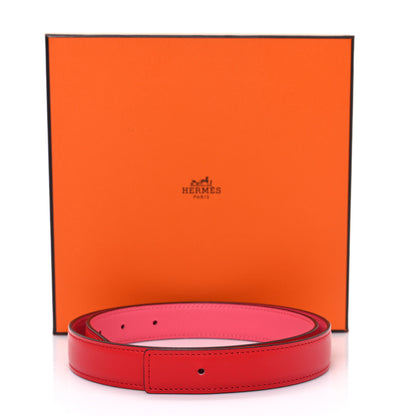 Hermes Epsom 24mm Belt Strap 75 Rose Azalee Rouge De Coeur 5 of 5