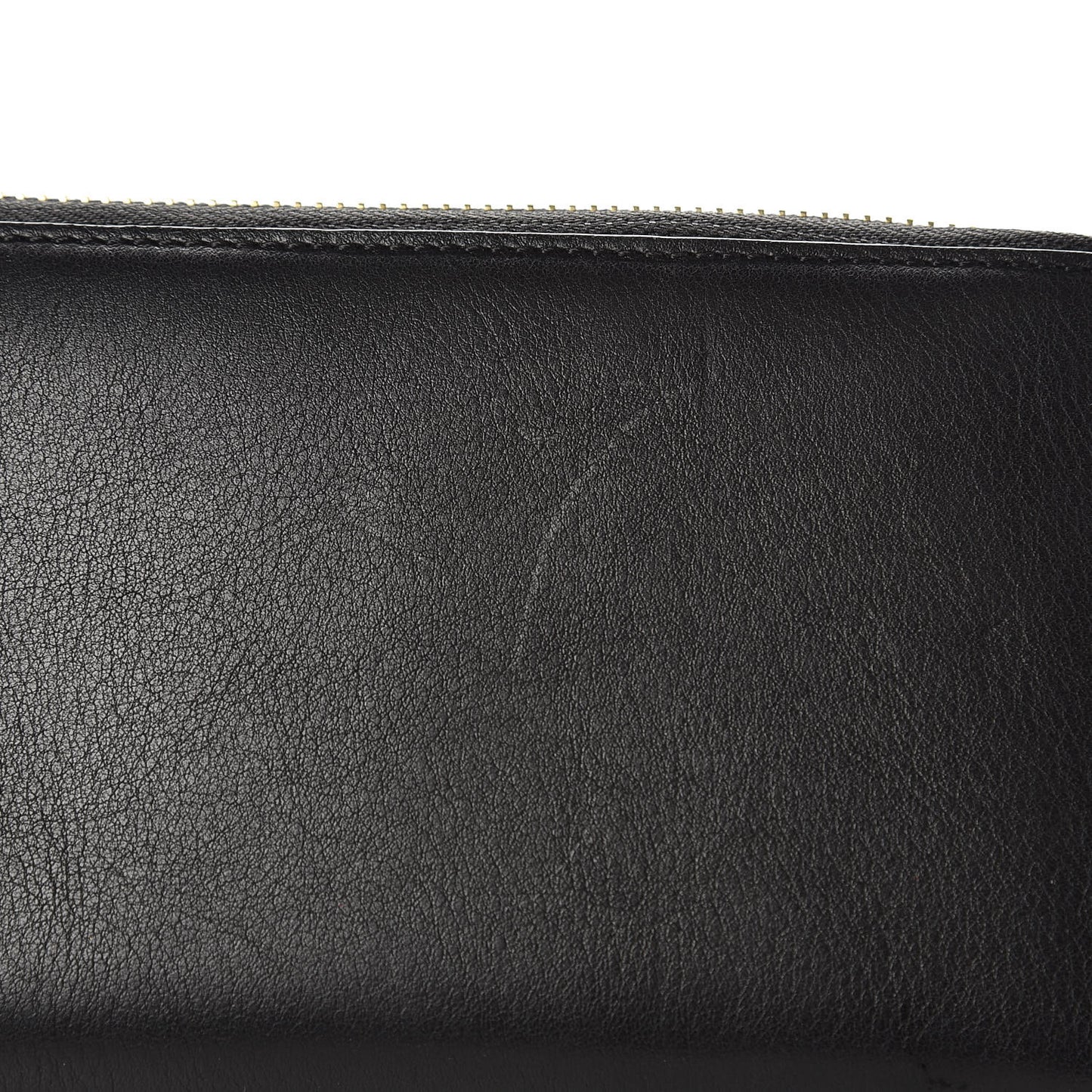 Calfskin Hudson Zip Around Wallet Black