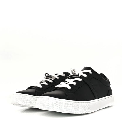 Hermes Calfskin Day Sneakers 36.5 Black 3 of 9