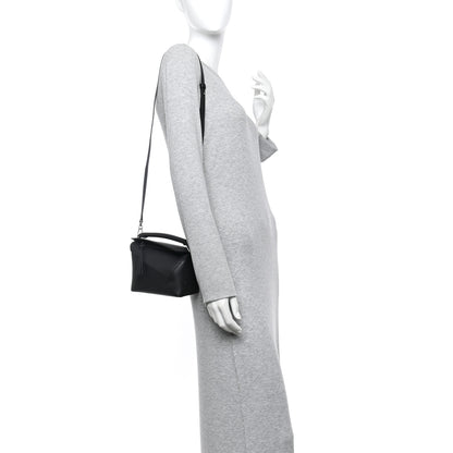 Loewe Calfskin Mini Puzzle Edge Bag Black 2 of 13