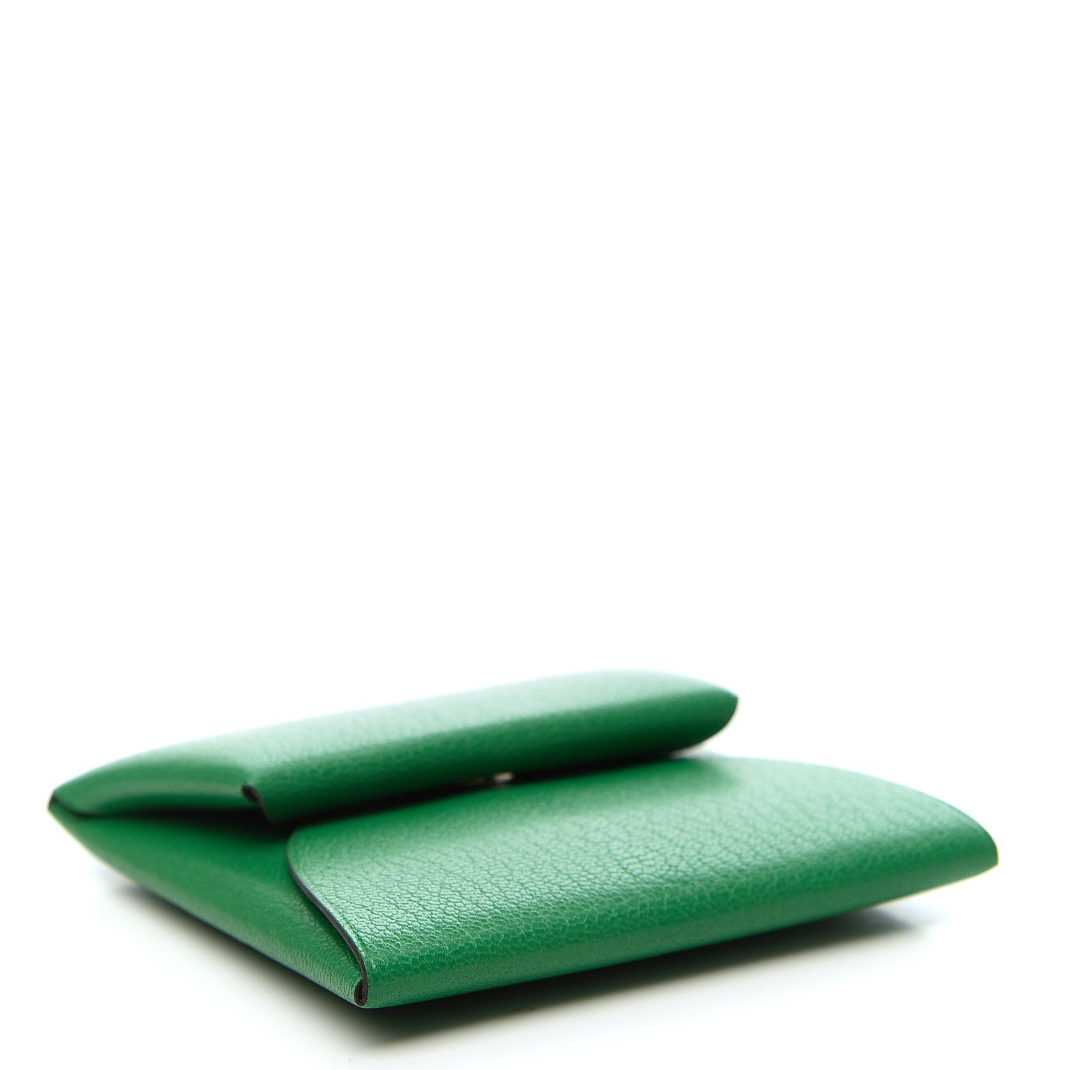 Hermes Chevre Chamkila Bastia Coin Purse Bamboo 4 of 7