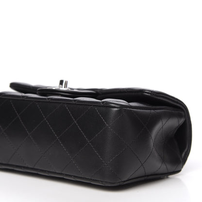 Chanel Lambskin Quilted Mini Rectangular Flap Black 10 of 12