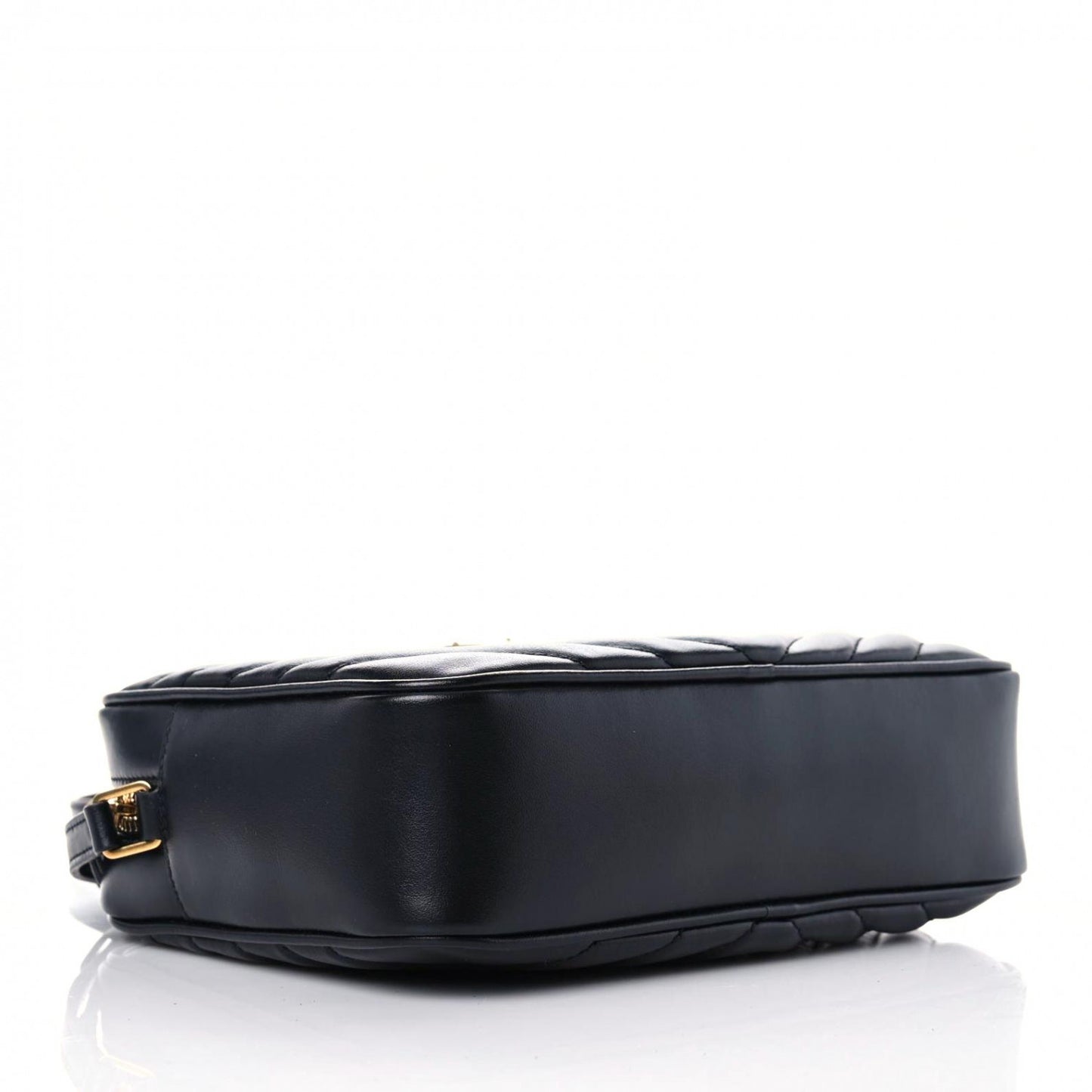 Calfskin Matelasse Monogram Lou Camera Bag Black