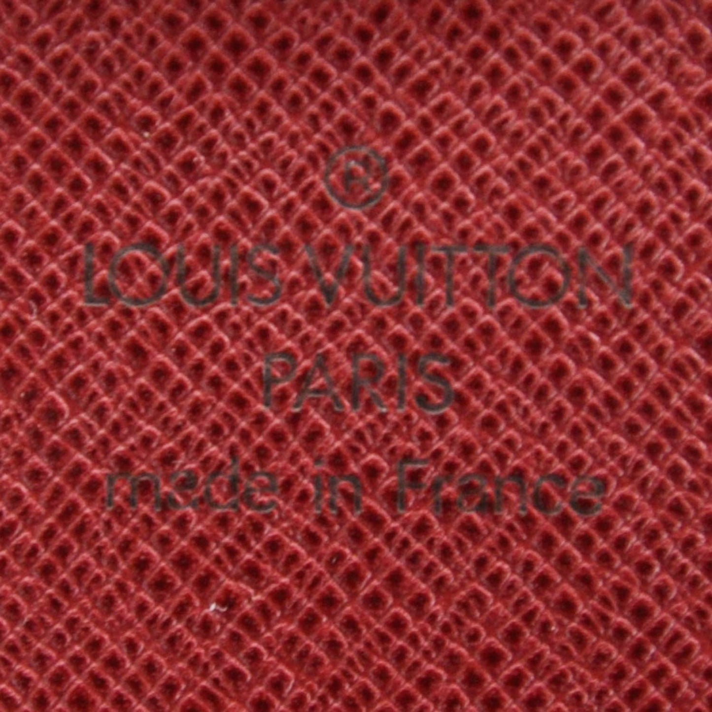 Monogram Josephine Wallet Red
