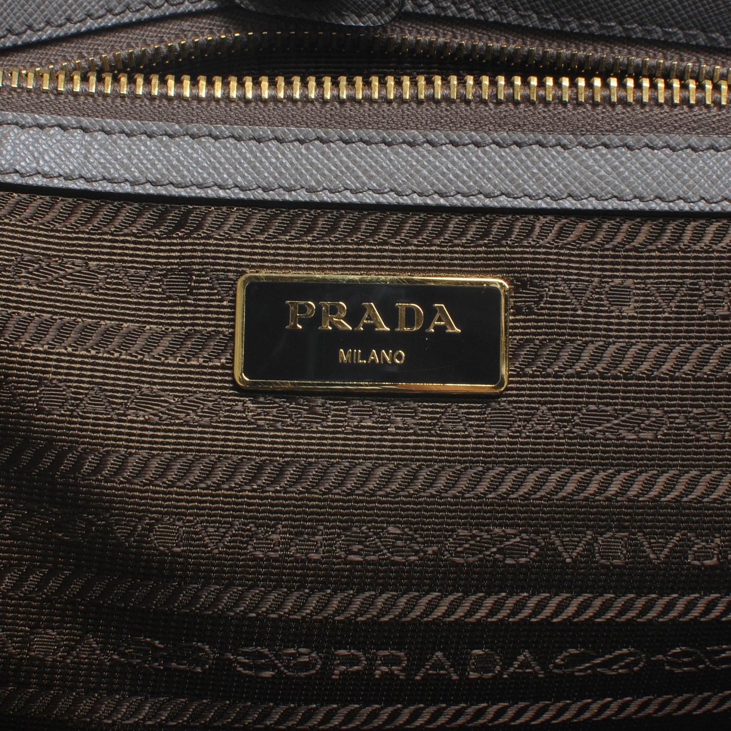 Prada Saffiano Lux Tote Argilla 6 of 7