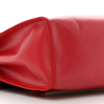 Hermes Toile H Berline Vache Hunter Herbag Zip PM 31 Rouge Piment Ecru 10 of 14