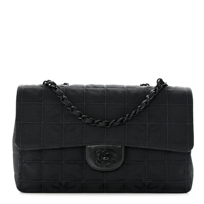 Chanel Nylon Medium Travel Flap Black 1 of 9