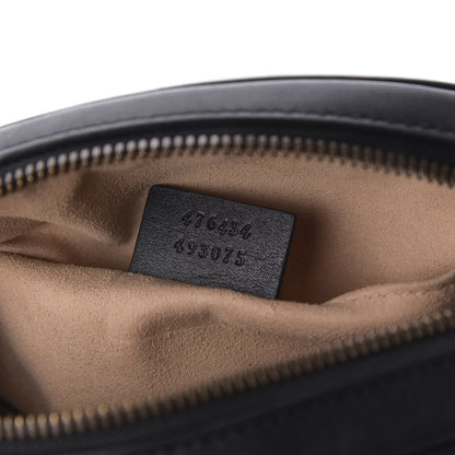 Gucci Calfskin Matelasse GG Marmont Belt Bag 75 30 Black 6 of 10