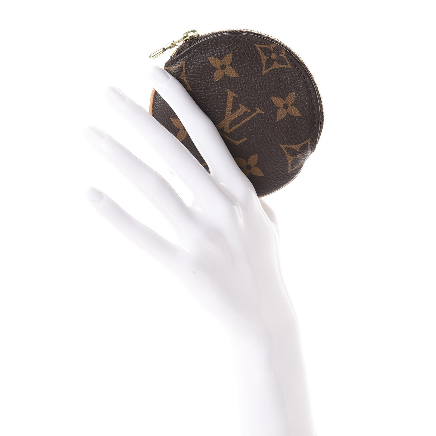 Monogram Round Coin Purse