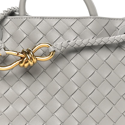 Bottega Veneta Nappa Intrecciato Small Andiamo Shoulder Bag Sterling 7 of 9