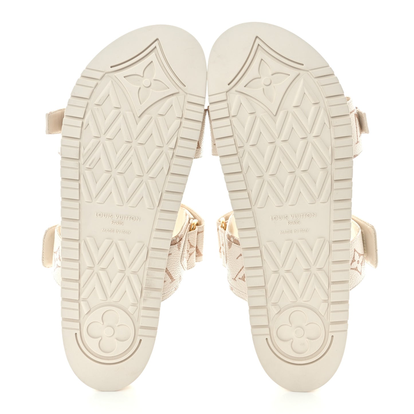 Monogram Bom Dia Flat Comfort Mule 42 Beige