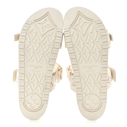 Louis Vuitton Monogram Bom Dia Flat Comfort Mule 42 Beige 5 of 9