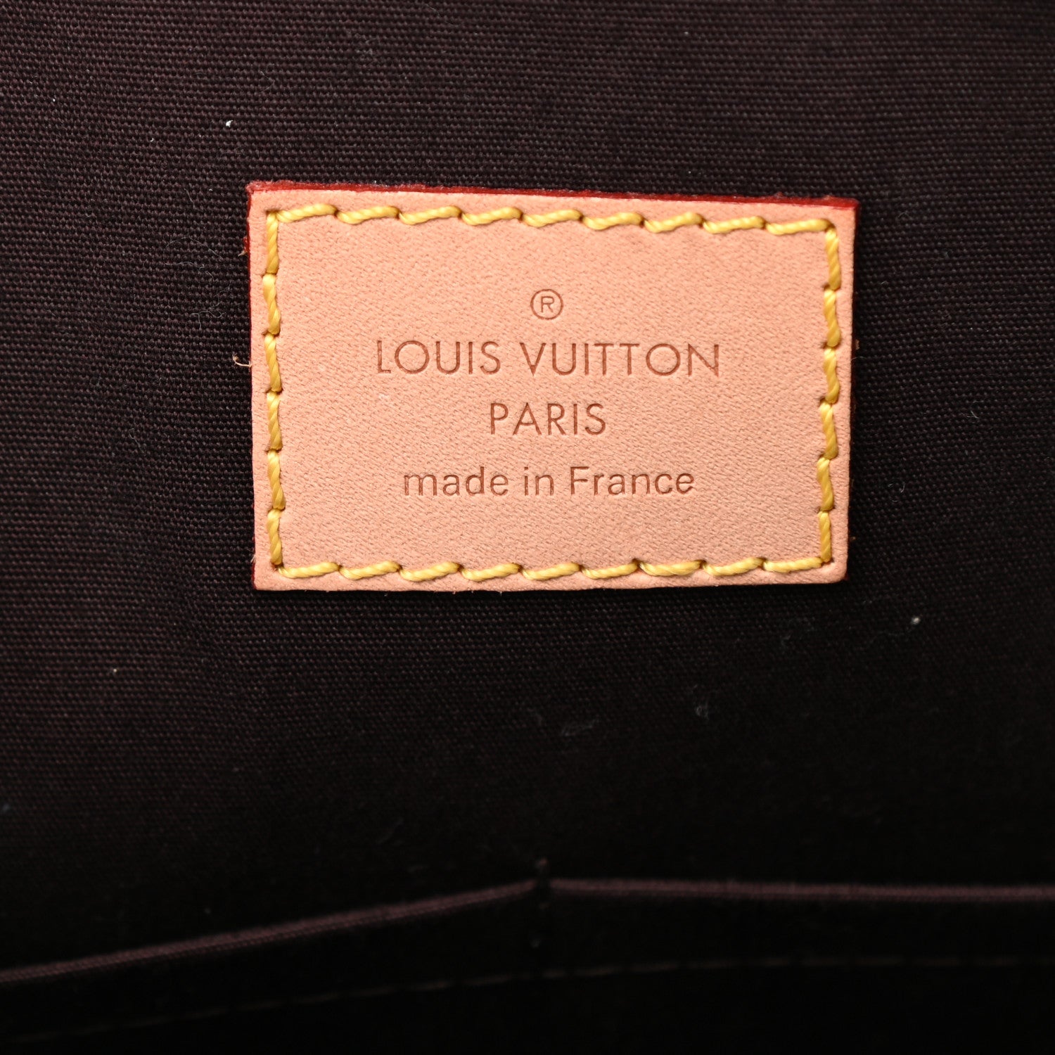 Louis Vuitton Vernis Alma MM Amarante 7 of 9
