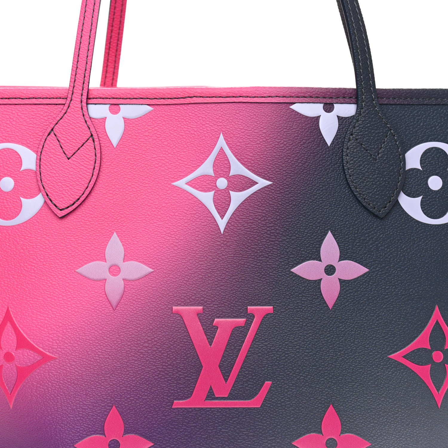 Louis Vuitton Monogram Giant Spring In The City Neverfull MM Midnight Fuchsia 7 of 11