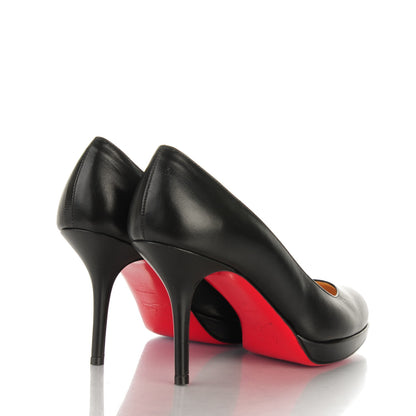Christian Louboutin Kid Leather Simple 70 Platform Pumps 36.5 Black 4 of 7