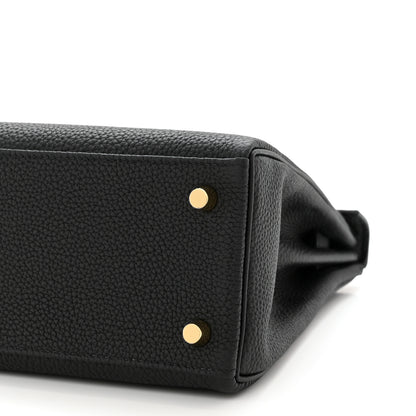 Hermes Togo Kelly Retourne 25 Black 10 of 11