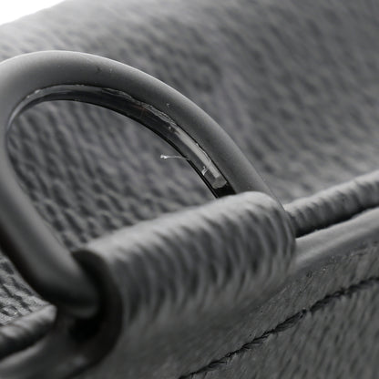 Louis Vuitton Monogram Eclipse Saumur Slingbag Black 10 of 11