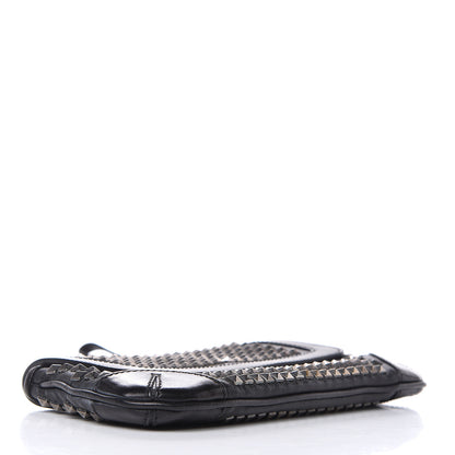 Burberry Prorsum Lambskin Studded Wristlet Clutch Black 5 of 12