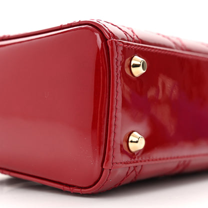 Christian Dior Patent Cannage Mini Lady Dior Red 9 of 15