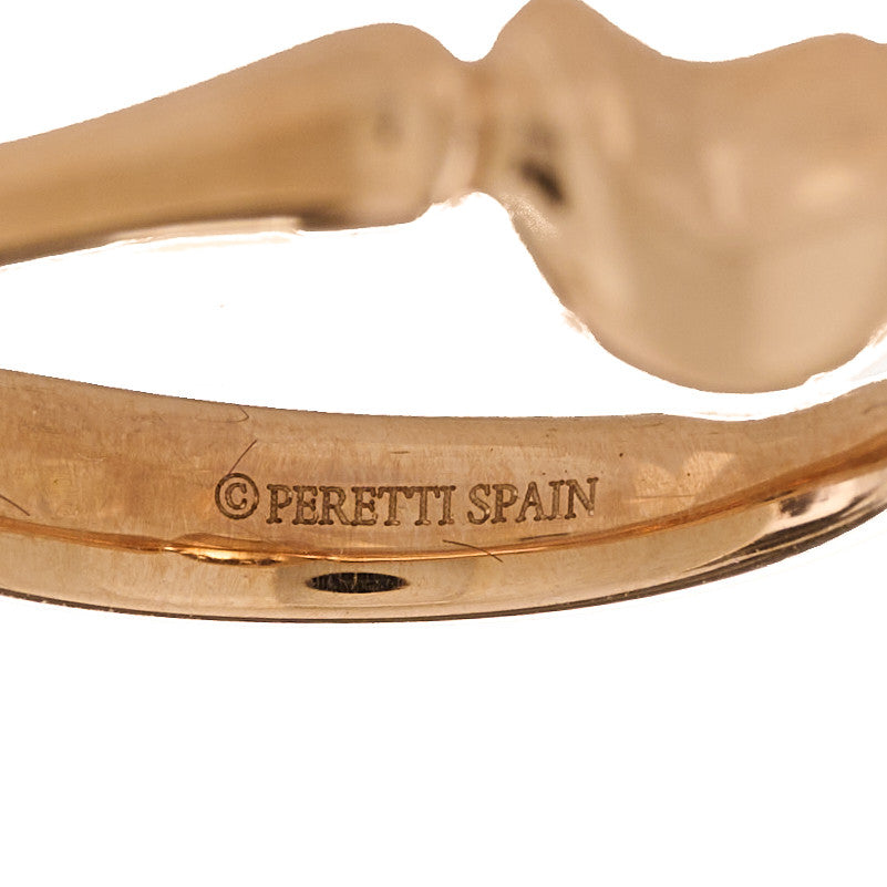 Tiffany 18K Rose Gold Elsa Peretti Bean Ring 53 6.25 6 of 6