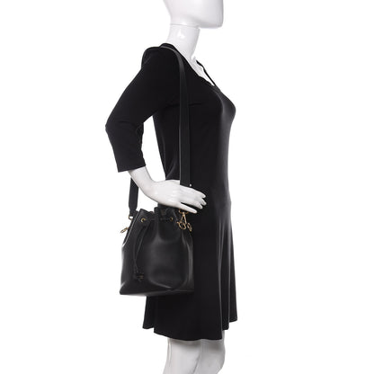 Fendi Vitello Grace Matte F is Fendi Grande Mon Tresor Bucket Bag Black 2 of 10