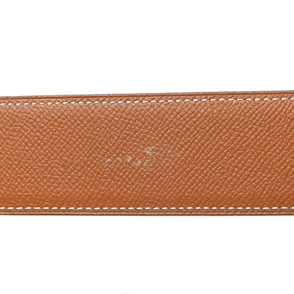 Hermes Swift Epsom 42mm Constance H 2 Belt 95 Black Gold 7 of 9