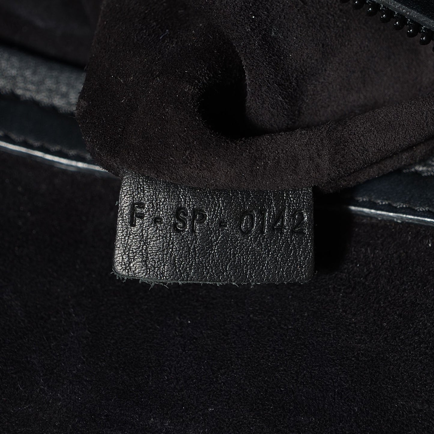 Supple Calfskin Medium Phantom Luggage Black