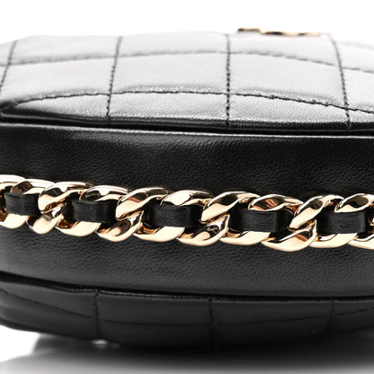 Chanel Quilted Chain Around Pouch Black 9 of 10