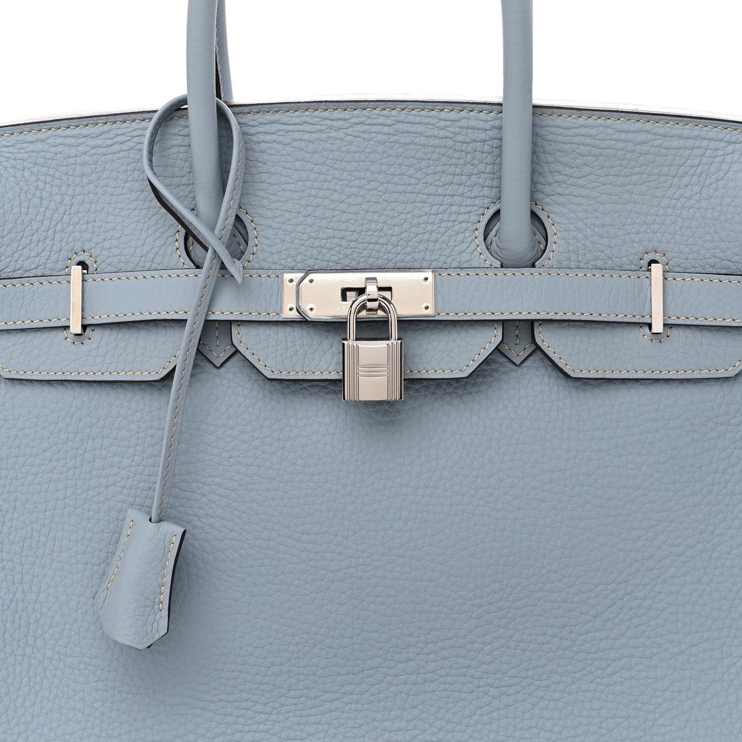 Togo Birkin 35 Bleu Lin