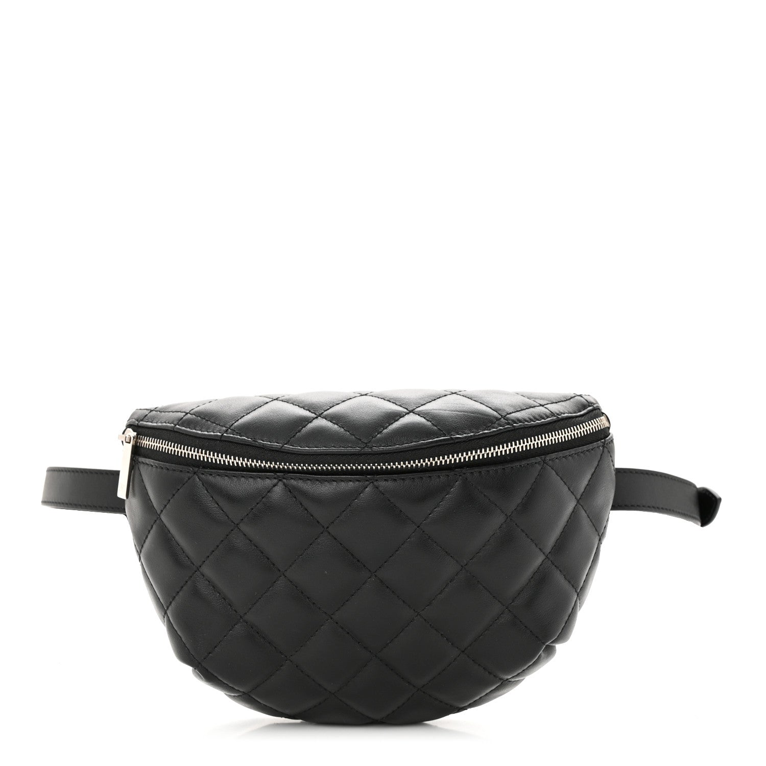 Chanel Lambskin Quilted Waist Belt Bag Black 1 of 10
