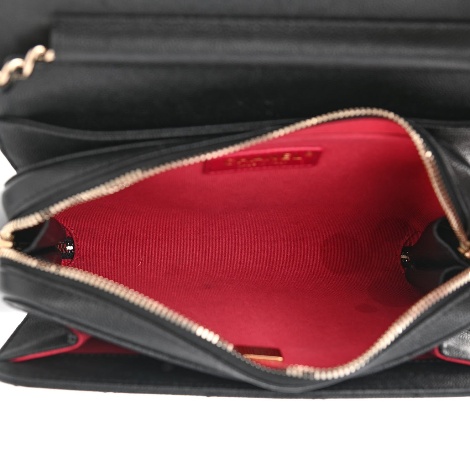 Chanel Caviar Quilted Large Like A Wallet Flap Black 5 of 11