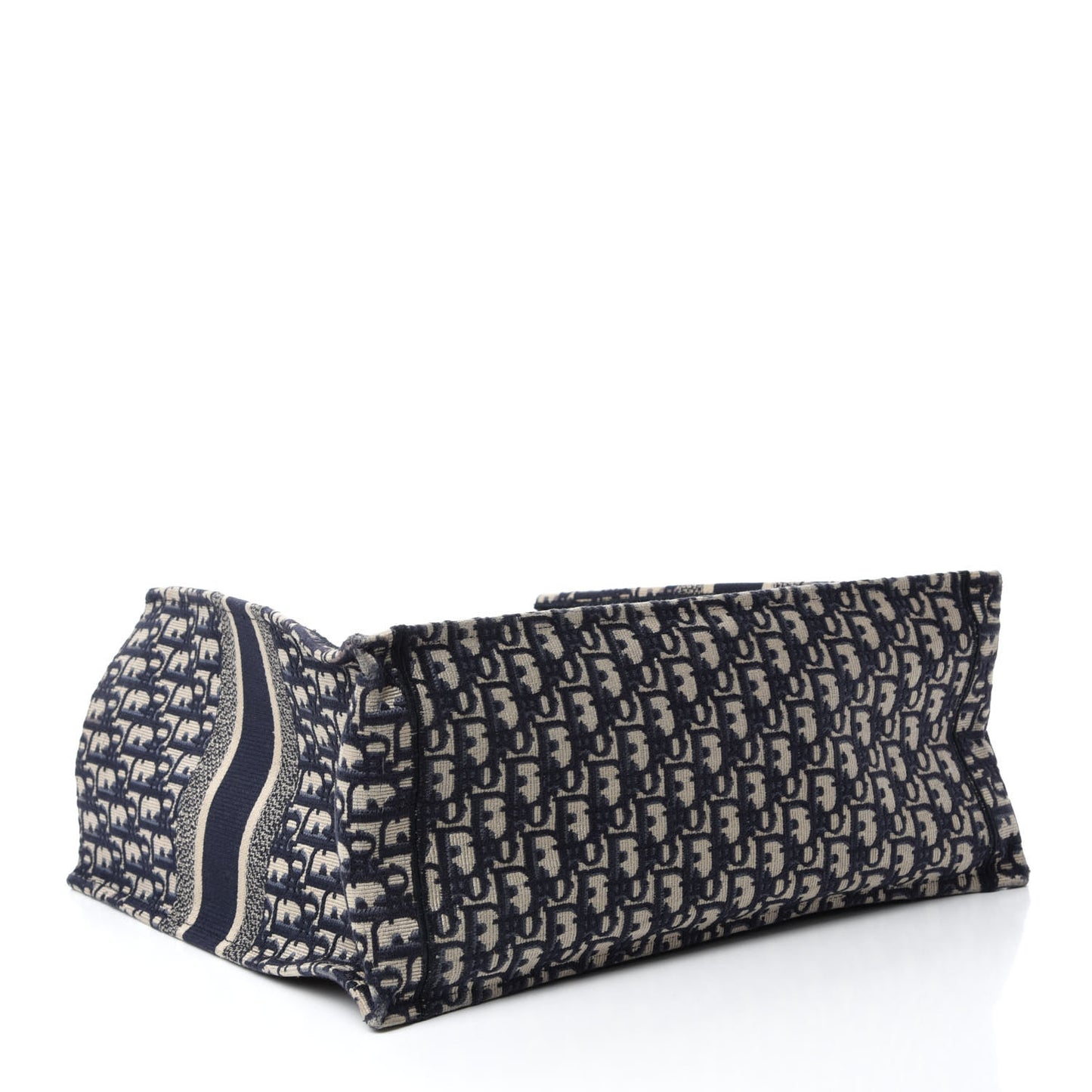 Oblique Book Tote Blue Multicolor