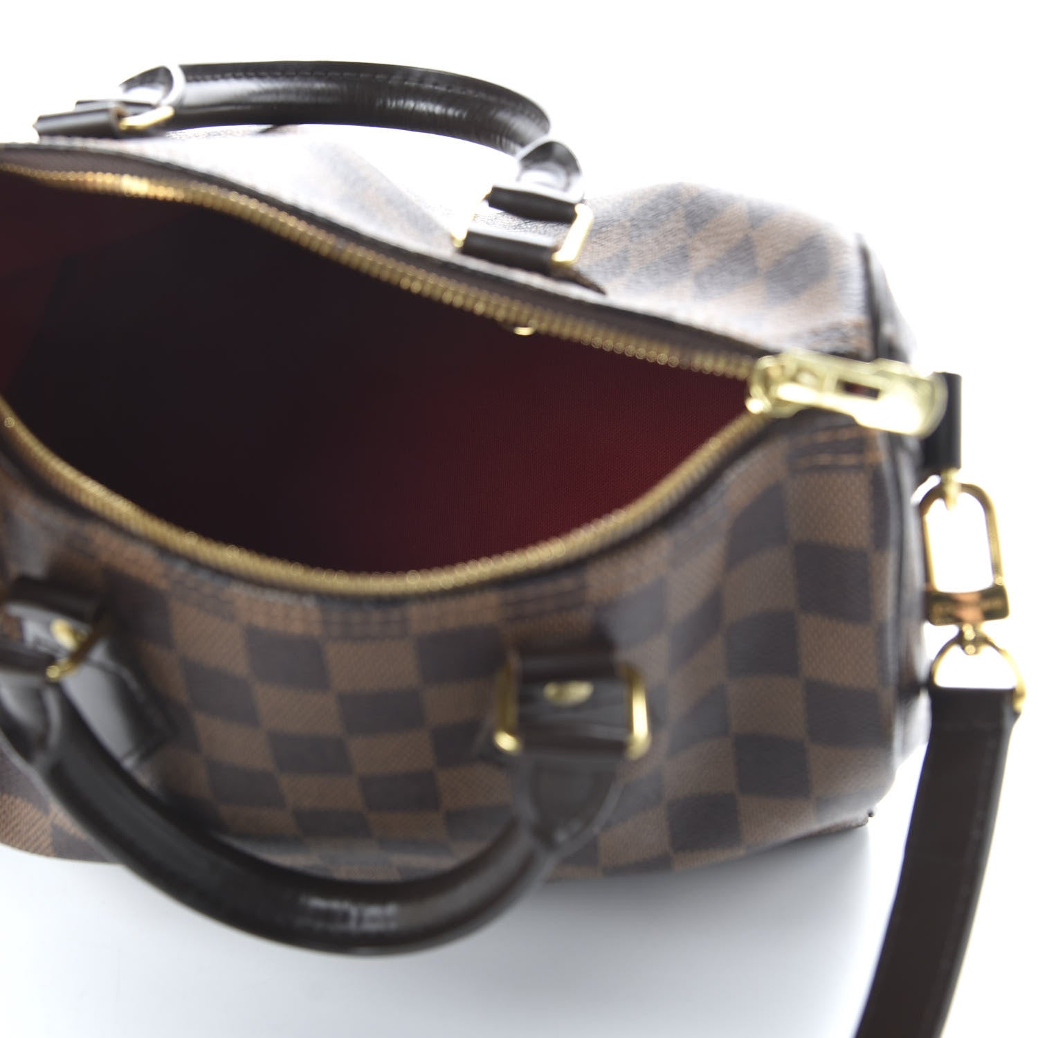 Louis Vuitton Damier Ebene Speedy Bandouliere 25 5 of 10