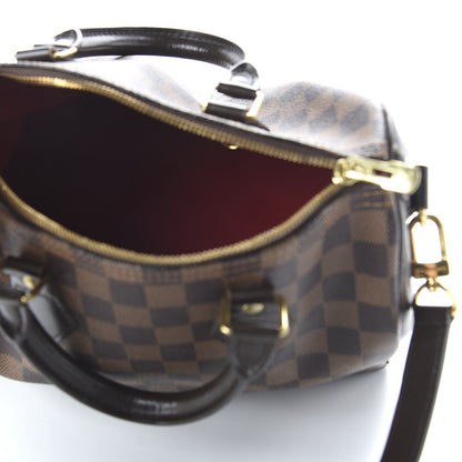 Louis Vuitton Damier Ebene Speedy Bandouliere 25 5 of 10