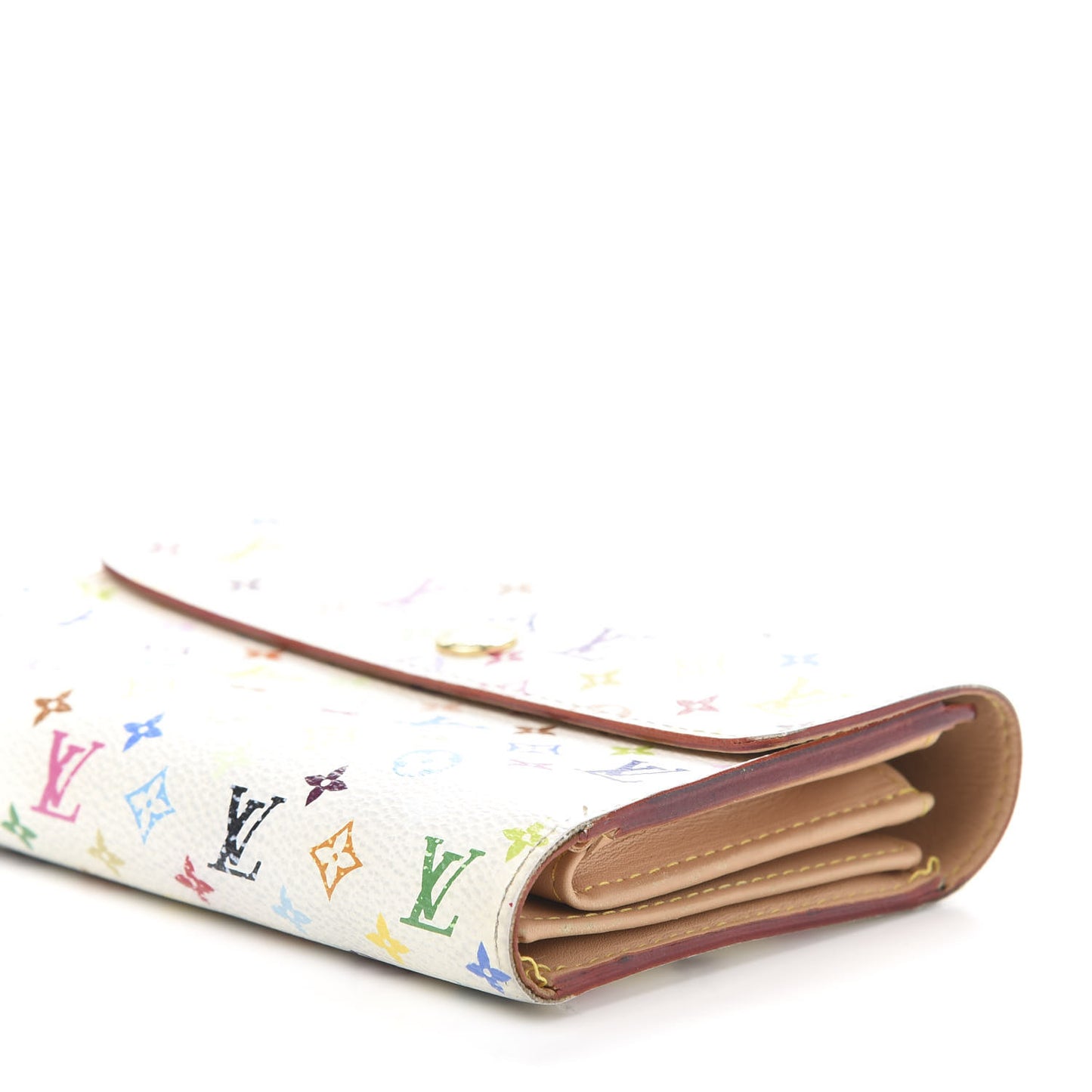 Monogram Multicolor Alexandra Wallet White
