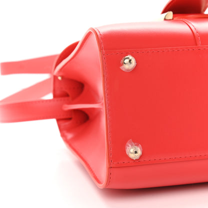 Delvaux Box Calfskin Mini Brillant Satchel Coral 8 of 13