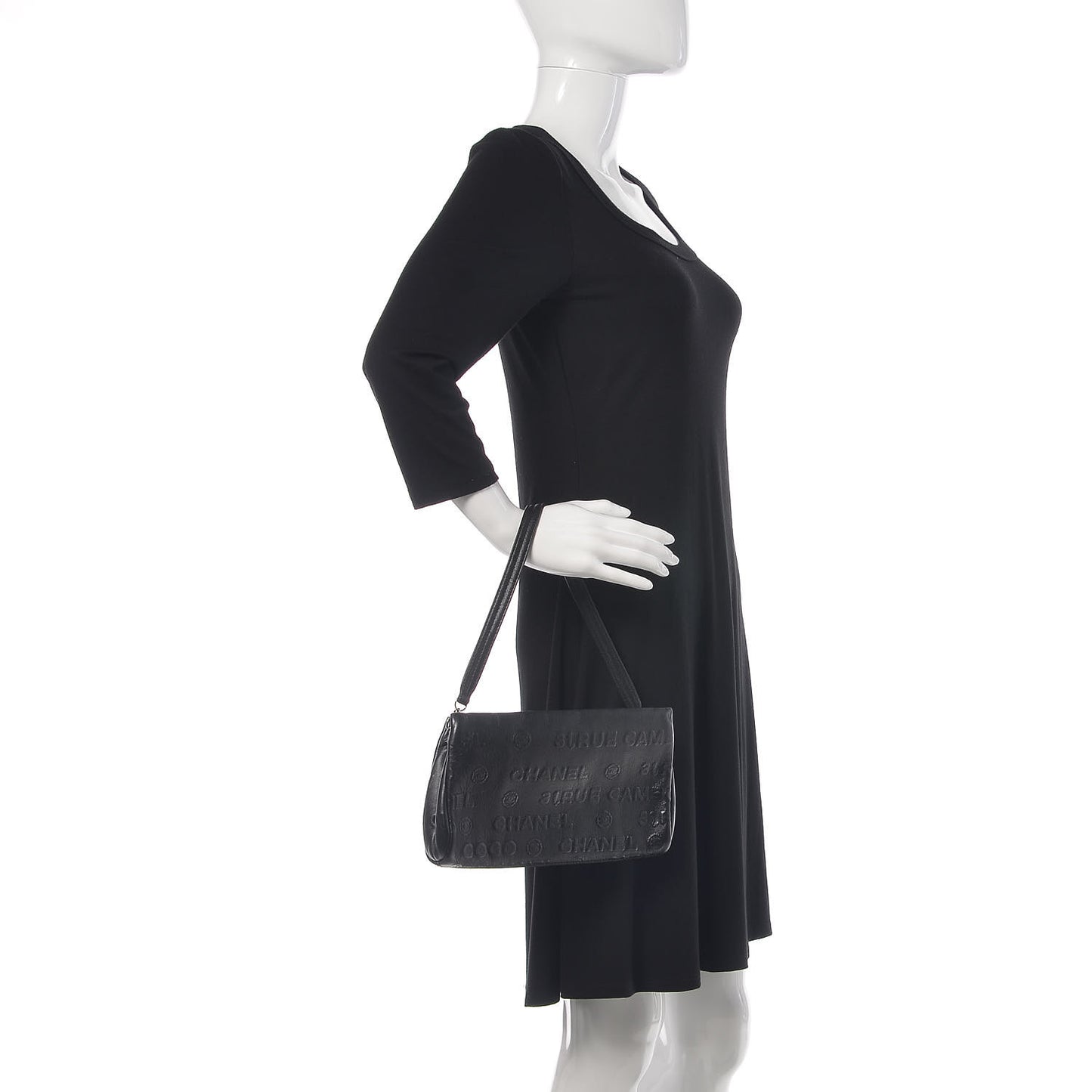 Calfskin Unlimited Shoulder Bag Black
